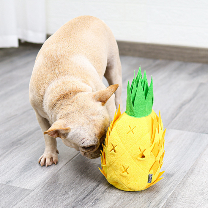 PinePlay - Fun-Filled Pineapple Enrichment Toy for Dogs